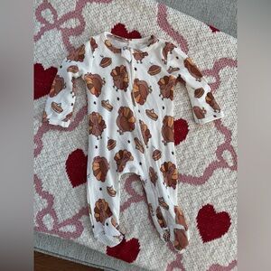 New Caden Lane Bamboo Footie size newborn